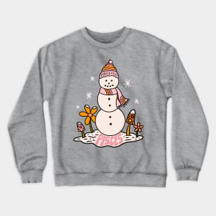 Pisces Snowman Crewneck Sweatshirt